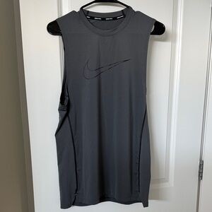 Nike Charcoal Sleeveless Training Shirt